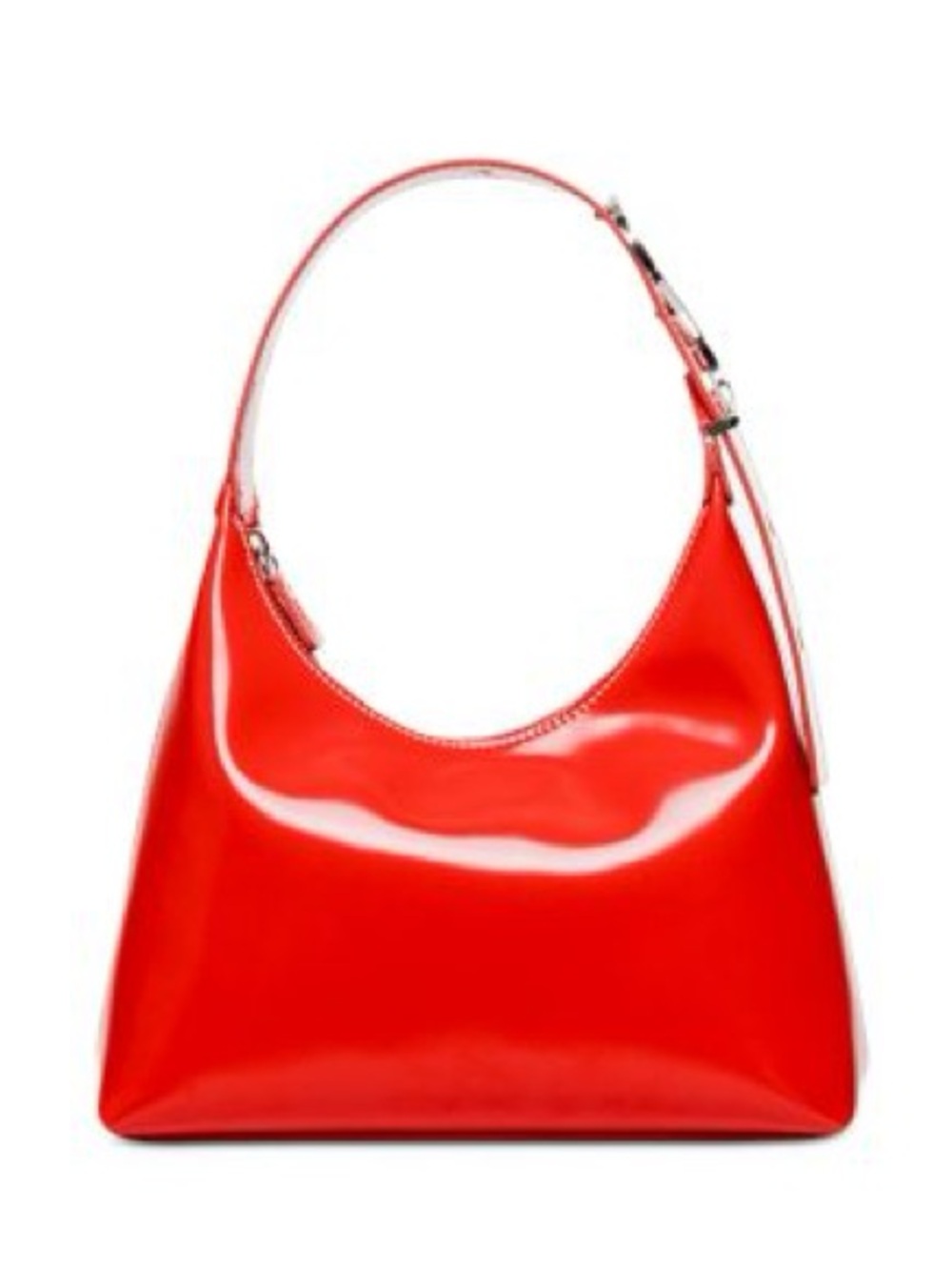 NEW STAUD Scotty leather bag in red